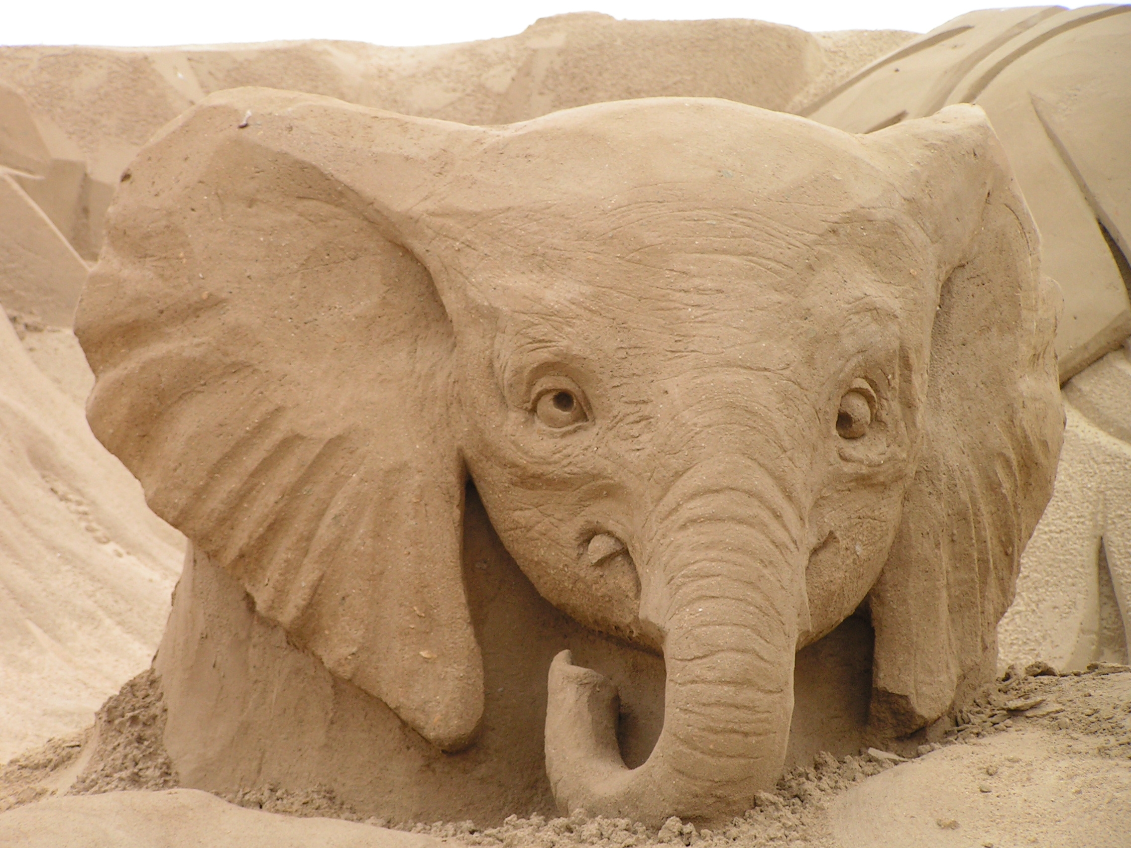 Elefant aus stein