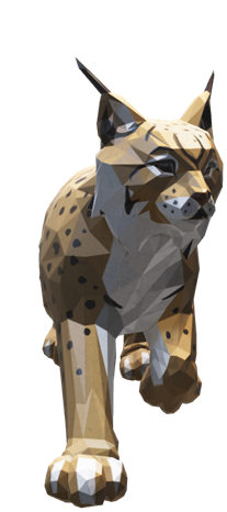 Lynx - low poly