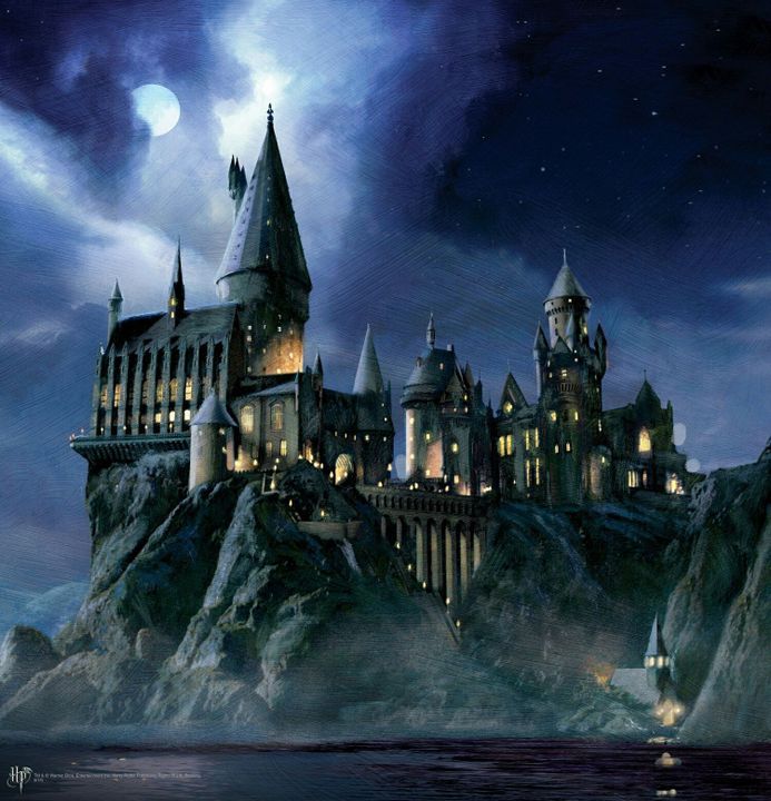 Fan Art Harry Potter - Poudlard | Paysage harry potter, Chateau poudlard,  Chateau harry potter