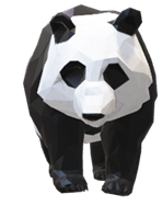 Panda - low poly