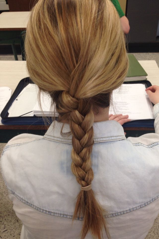 Normal braid | Hair styles, Plaits hairstyles, Sleep hairstyles