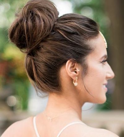 50 top idées de chignons haut pour s'inspirer