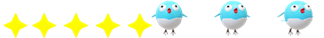 Oiseaux qui tournent