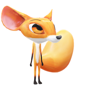 Corps de renard,T te de renard
