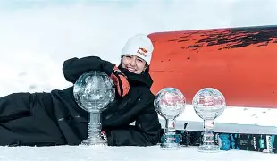 Image result for Mathilde Gremaud Skis